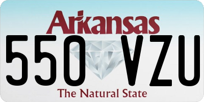 AR license plate 550VZU