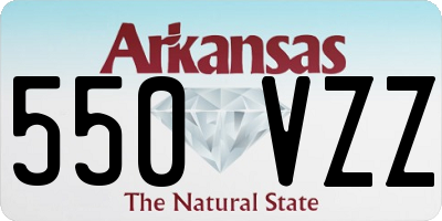 AR license plate 550VZZ