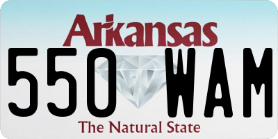 AR license plate 550WAM