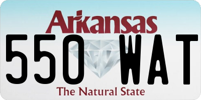 AR license plate 550WAT