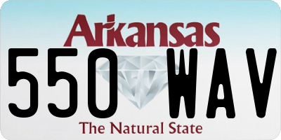 AR license plate 550WAV