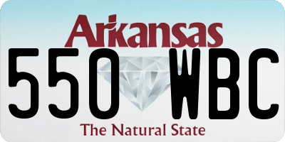 AR license plate 550WBC