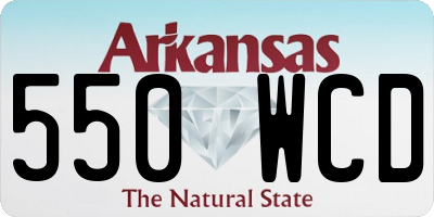AR license plate 550WCD