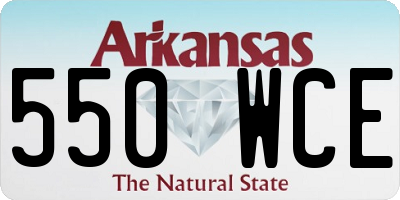 AR license plate 550WCE
