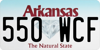 AR license plate 550WCF