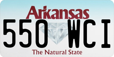 AR license plate 550WCI