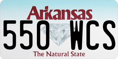 AR license plate 550WCS