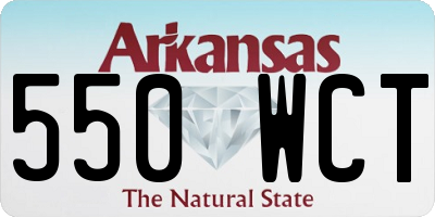 AR license plate 550WCT