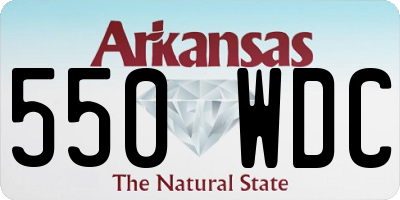 AR license plate 550WDC