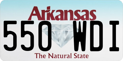AR license plate 550WDI