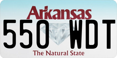 AR license plate 550WDT