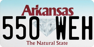AR license plate 550WEH