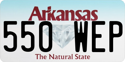 AR license plate 550WEP