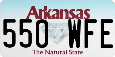 AR license plate 550WFE