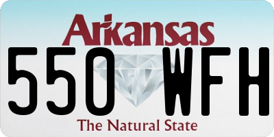 AR license plate 550WFH