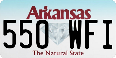 AR license plate 550WFI