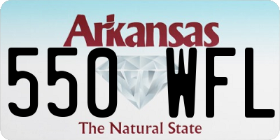 AR license plate 550WFL