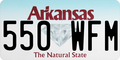 AR license plate 550WFM