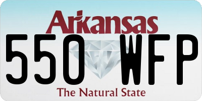 AR license plate 550WFP