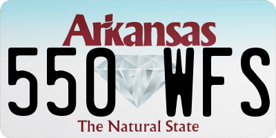 AR license plate 550WFS