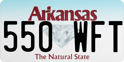 AR license plate 550WFT