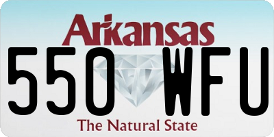 AR license plate 550WFU