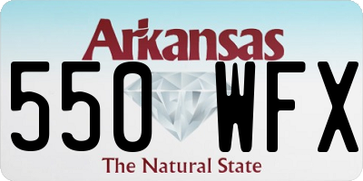 AR license plate 550WFX