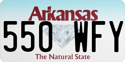 AR license plate 550WFY