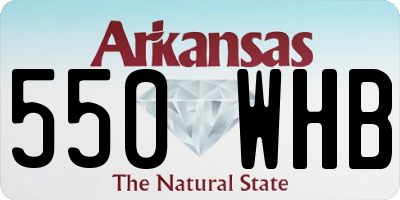 AR license plate 550WHB