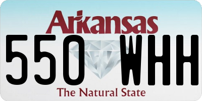 AR license plate 550WHH