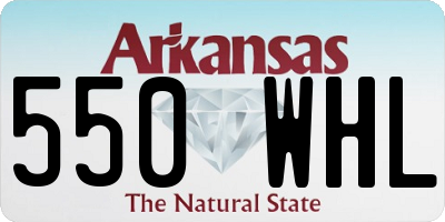 AR license plate 550WHL