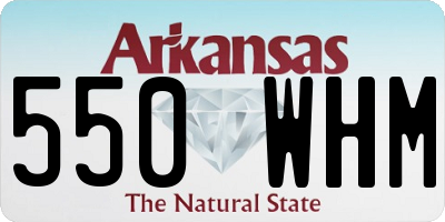 AR license plate 550WHM