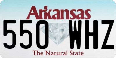 AR license plate 550WHZ