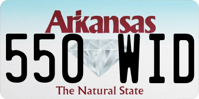 AR license plate 550WID
