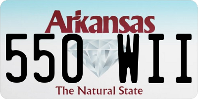 AR license plate 550WII