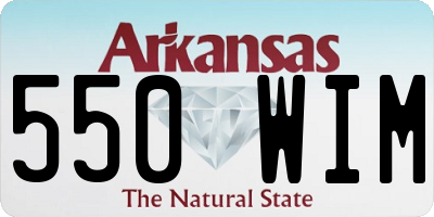 AR license plate 550WIM