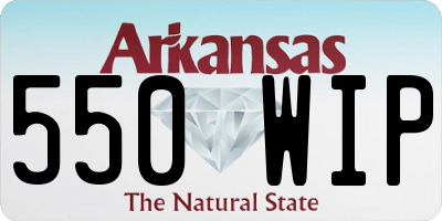 AR license plate 550WIP