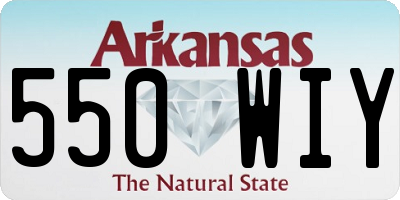 AR license plate 550WIY