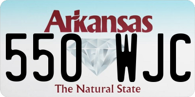 AR license plate 550WJC