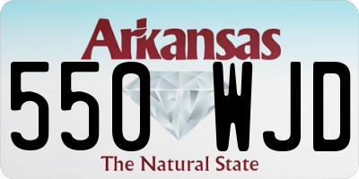 AR license plate 550WJD