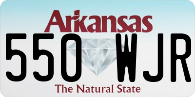AR license plate 550WJR