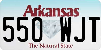 AR license plate 550WJT