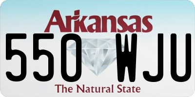 AR license plate 550WJU