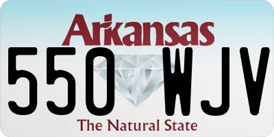 AR license plate 550WJV