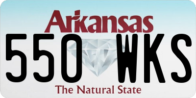 AR license plate 550WKS