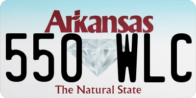 AR license plate 550WLC