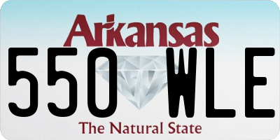 AR license plate 550WLE