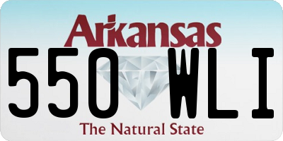 AR license plate 550WLI