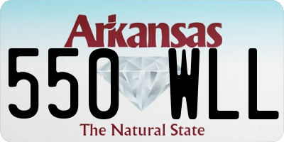 AR license plate 550WLL