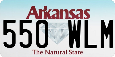 AR license plate 550WLM